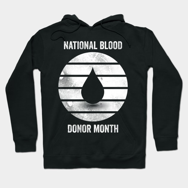 National Blood Donor Month Hoodie by Horisondesignz